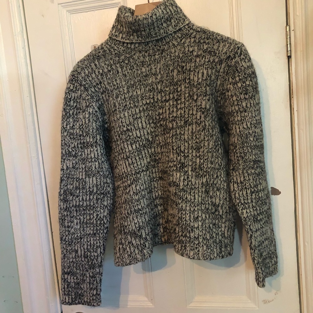 100% wool turtleneck